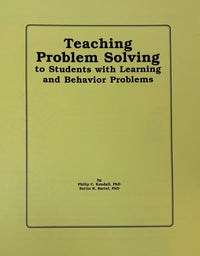 Teaching Problem Solving to Students with Learning and Behavior Problems: A Manual for Teachers