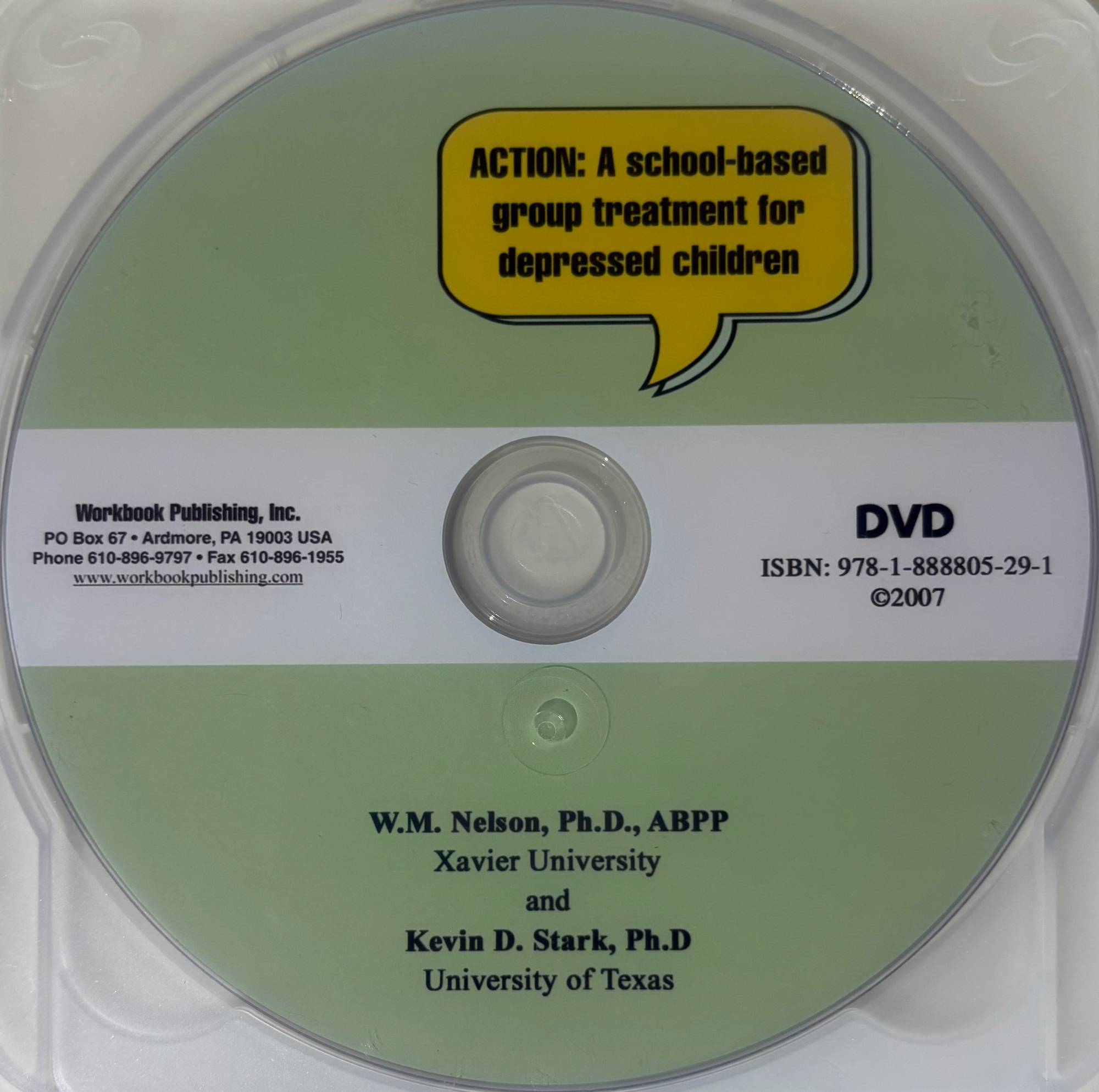 The 'ACTION' DVD: A School-Based Group Treatment for Depressed Children