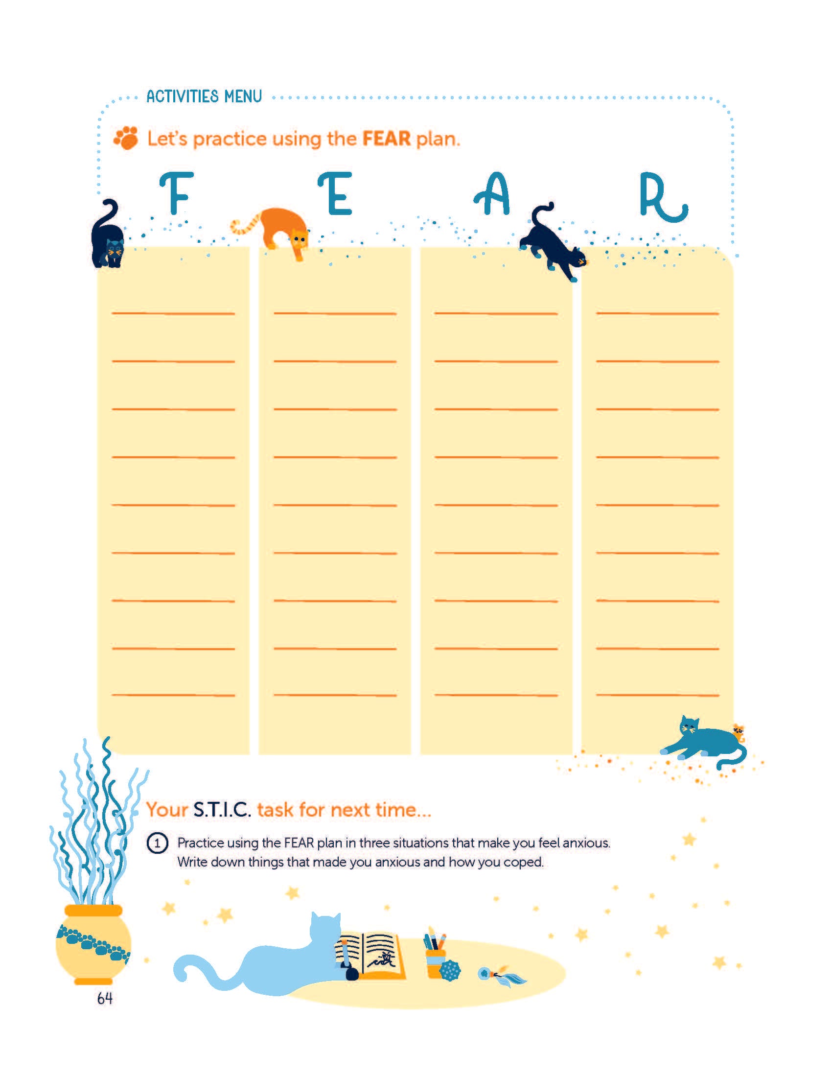 Brief Coping Cat: 8-Session Workbook, 2nd Edition (new colorful design)