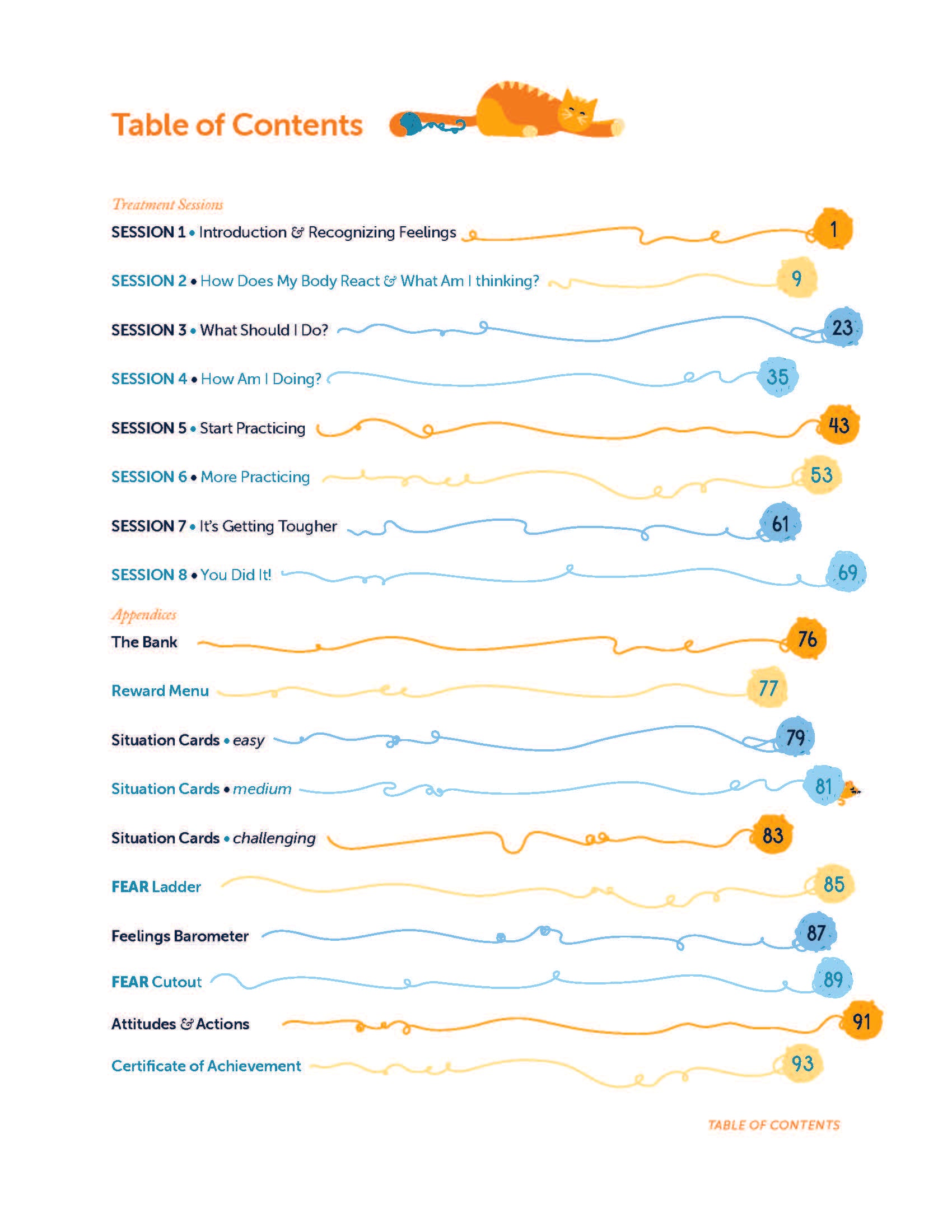 Brief Coping Cat: 8-Session Workbook, 2nd Edition (new colorful design)